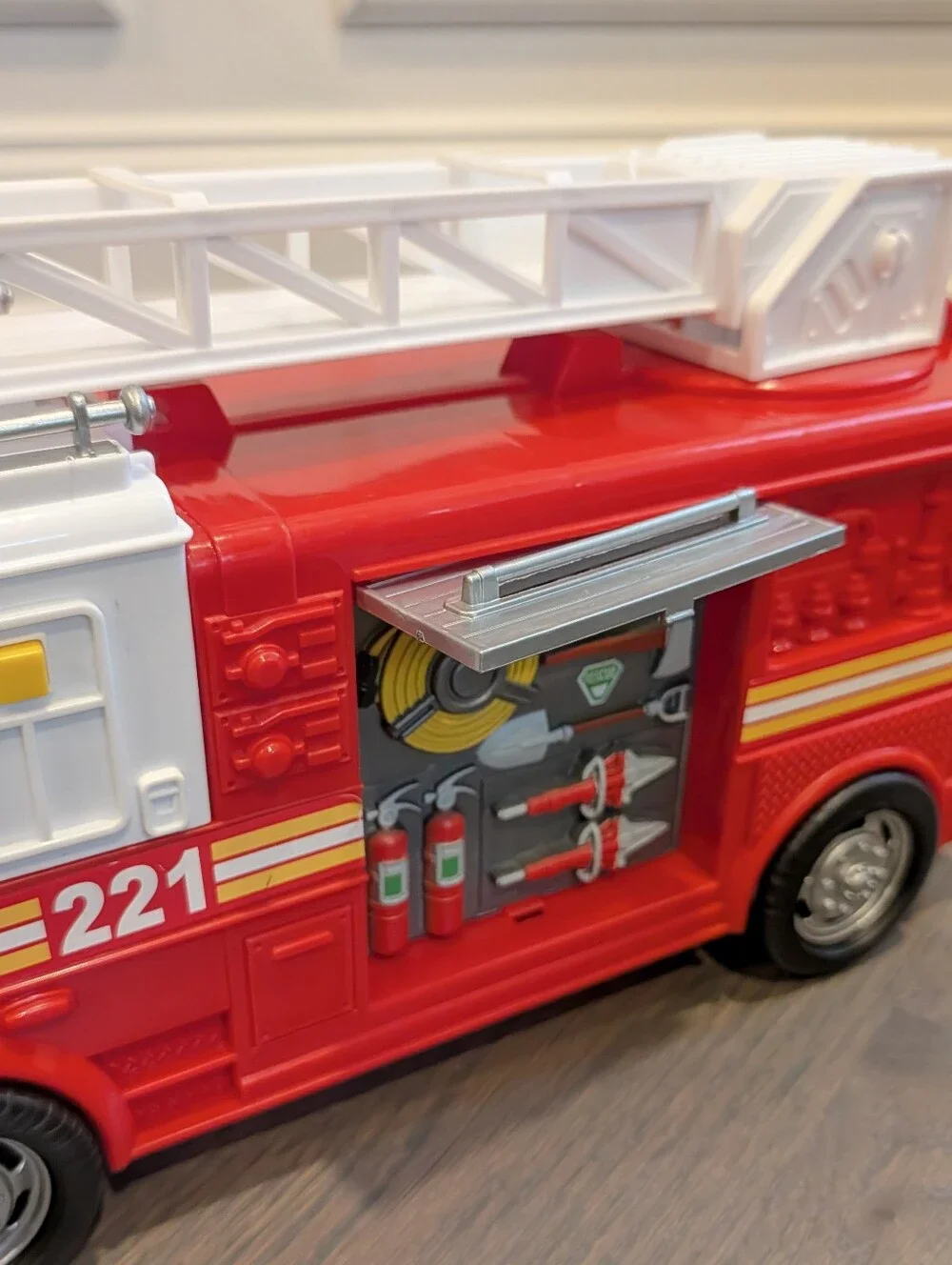 Adventure Force Utility Vehicle with Light & Sound - Fire Truck